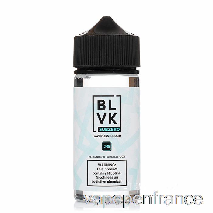 Sub Zéro - Blvk - Stylo Vape 100 Ml 6 Mg